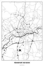 Lade das Bild in den Galerie-Viewer, Frankfurt am Main Light Poster - Minimal - Detailansicht
