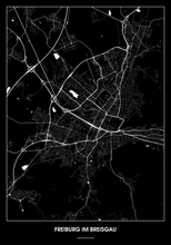 Lade das Bild in den Galerie-Viewer, Freiburg im Breisgau Poster - Minimal Design