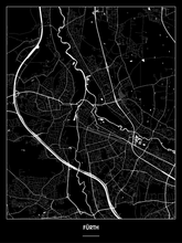Lade das Bild in den Galerie-Viewer, Fürth Poster - Minimal Design