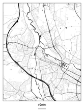 Lade das Bild in den Galerie-Viewer, Fürth Poster - Minimal Design