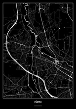 Lade das Bild in den Galerie-Viewer, Fürth Poster - Minimal Design