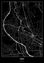 Lade das Bild in den Galerie-Viewer, Fürth Poster - Minimal Design