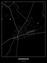 Lade das Bild in den Galerie-Viewer, GĂ€nserndorf Poster - Minimal Design