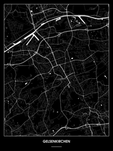 Lade das Bild in den Galerie-Viewer, Gelsenkirchen Poster - Minimal Design