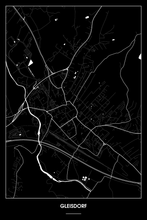 Lade das Bild in den Galerie-Viewer, Gleisdorf Dark Poster - Minimal - Detailansicht