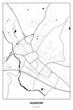 Lade das Bild in den Galerie-Viewer, Gleisdorf Light Poster - Minimal - Detailansicht