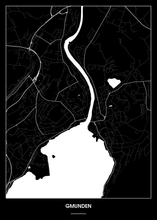 Lade das Bild in den Galerie-Viewer, Gmunden Poster - Minimal Design