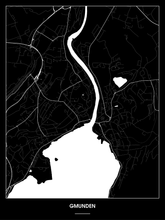 Lade das Bild in den Galerie-Viewer, Gmunden Poster - Minimal Design