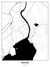 Lade das Bild in den Galerie-Viewer, Gmunden Poster - Minimal Design