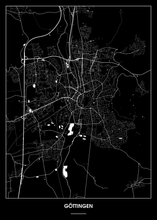 Lade das Bild in den Galerie-Viewer, Göttingen Poster - Minimal Design