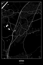 Lade das Bild in den Galerie-Viewer, Götzis Dark Poster - Minimal - Detailansicht
