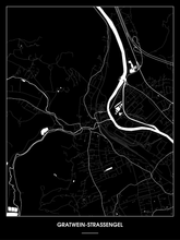 Lade das Bild in den Galerie-Viewer, Gratwein-Straßengel Poster - Minimal Design