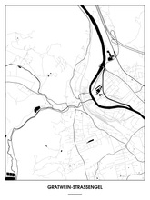 Lade das Bild in den Galerie-Viewer, Gratwein-Straßengel Poster - Minimal Design