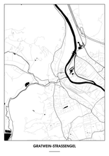 Lade das Bild in den Galerie-Viewer, Gratwein-Straßengel Poster - Minimal Design