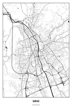 Lade das Bild in den Galerie-Viewer, Graz Light Poster - Minimal - Detailansicht