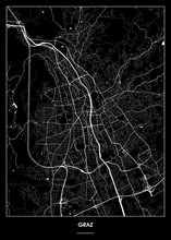 Lade das Bild in den Galerie-Viewer, Graz Poster - Minimal Design