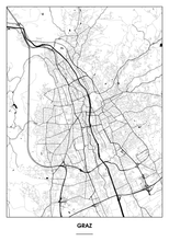 Lade das Bild in den Galerie-Viewer, Graz Poster - Minimal Design