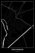 Lade das Bild in den Galerie-Viewer, Groß-Enzersdorf Dark Poster - Minimal - Detailansicht