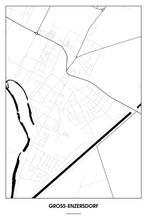 Lade das Bild in den Galerie-Viewer, Groß-Enzersdorf Light Poster - Minimal - Detailansicht