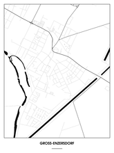 Lade das Bild in den Galerie-Viewer, Groß-Enzersdorf Poster - Minimal Design