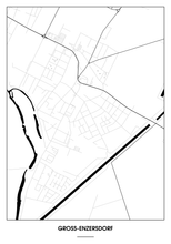 Lade das Bild in den Galerie-Viewer, Groß-Enzersdorf Poster - Minimal Design