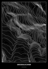 Lade das Bild in den Galerie-Viewer, Großglockner Poster - Minimal Design