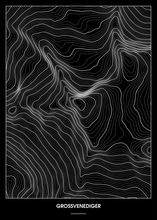 Lade das Bild in den Galerie-Viewer, Großvenediger Poster - Minimal Design