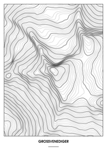 Lade das Bild in den Galerie-Viewer, Großvenediger Poster - Minimal Design