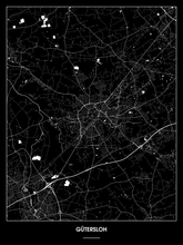 Lade das Bild in den Galerie-Viewer, Gütersloh Poster - Minimal Design