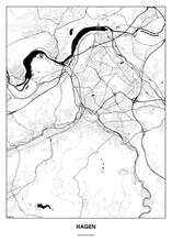 Lade das Bild in den Galerie-Viewer, Hagen Poster - Minimal Design