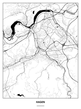 Lade das Bild in den Galerie-Viewer, Hagen Poster - Minimal Design