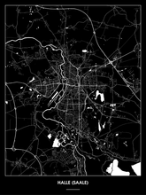 Lade das Bild in den Galerie-Viewer, Halle (Saale) Poster - Minimal Design