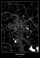Lade das Bild in den Galerie-Viewer, Halle (Saale) Poster - Minimal Design
