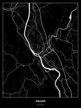 Lade das Bild in den Galerie-Viewer, Hallein Poster - Minimal Design