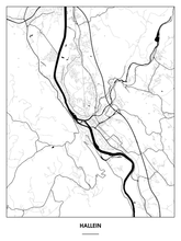 Lade das Bild in den Galerie-Viewer, Hallein Poster - Minimal Design