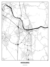 Lade das Bild in den Galerie-Viewer, Heidelberg Poster - Minimal Design