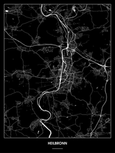 Lade das Bild in den Galerie-Viewer, Heilbronn Poster - Minimal Design