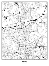 Lade das Bild in den Galerie-Viewer, Herne Poster - Minimal Design