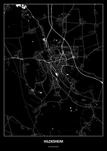 Lade das Bild in den Galerie-Viewer, Hildesheim Poster - Minimal Design