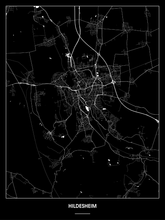 Lade das Bild in den Galerie-Viewer, Hildesheim Poster - Minimal Design