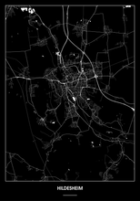 Lade das Bild in den Galerie-Viewer, Hildesheim Poster - Minimal Design