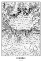 Lade das Bild in den Galerie-Viewer, Hochkönig Light Poster - Minimal - Detailansicht