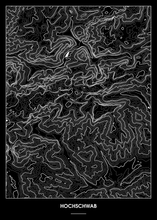 Lade das Bild in den Galerie-Viewer, Hochschwab Poster - Minimal Design