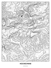 Lade das Bild in den Galerie-Viewer, Hochschwab Poster - Minimal Design