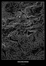 Lade das Bild in den Galerie-Viewer, Hochschwab Poster - Minimal Design