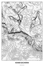 Lade das Bild in den Galerie-Viewer, Hoher Dachstein Light Poster - Minimal - Detailansicht