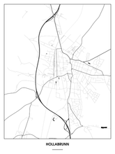 Lade das Bild in den Galerie-Viewer, Hollabrunn Poster - Minimal Design