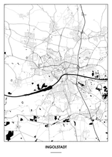 Lade das Bild in den Galerie-Viewer, Ingolstadt Poster - Minimal Design