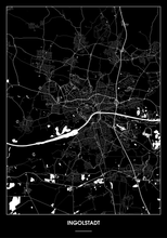 Lade das Bild in den Galerie-Viewer, Ingolstadt Poster - Minimal Design