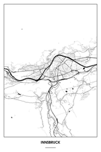 Lade das Bild in den Galerie-Viewer, Innsbruck Light Poster - Minimal - Detailansicht